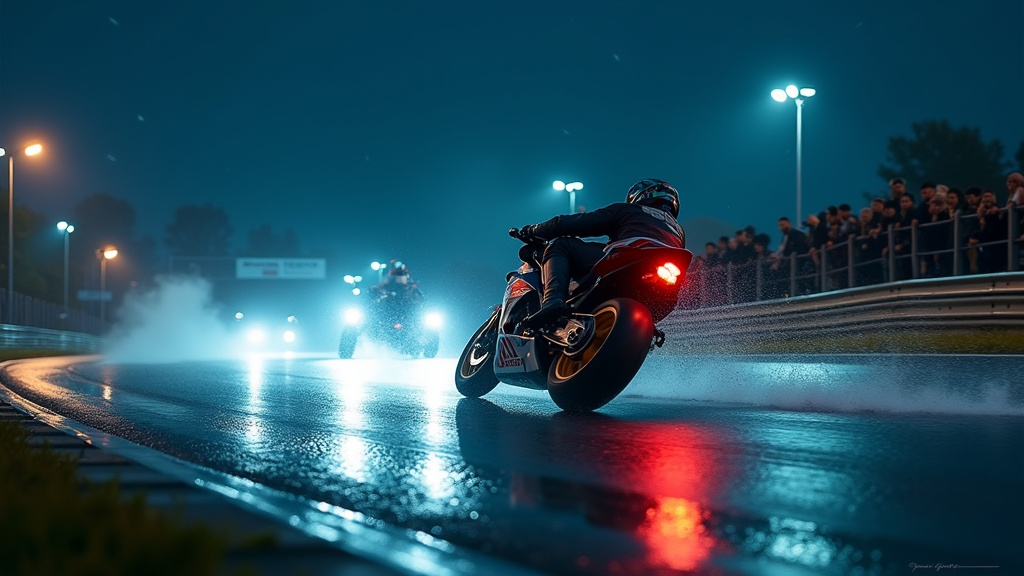 Course intense des 24 Heures Motos au circuit Bugatti du Mans