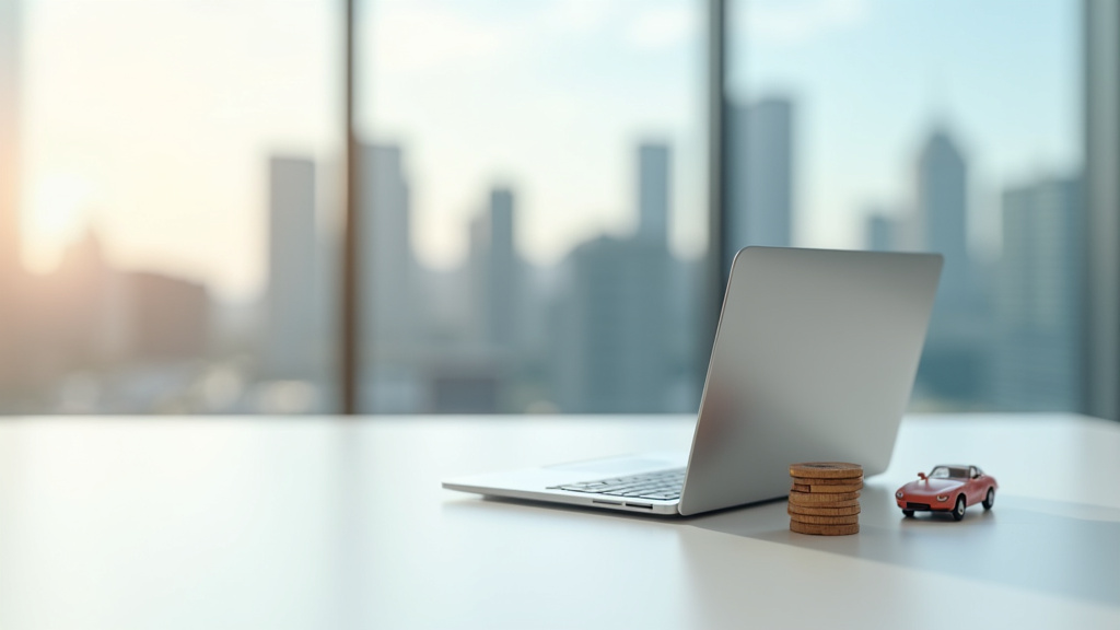 Personne effectuant une démarche administrative en ligne sur ordinateur