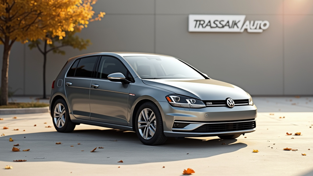 Cockpit numérique de la Volkswagen Golf 8 avec écran tactile orienté vers le conducteur