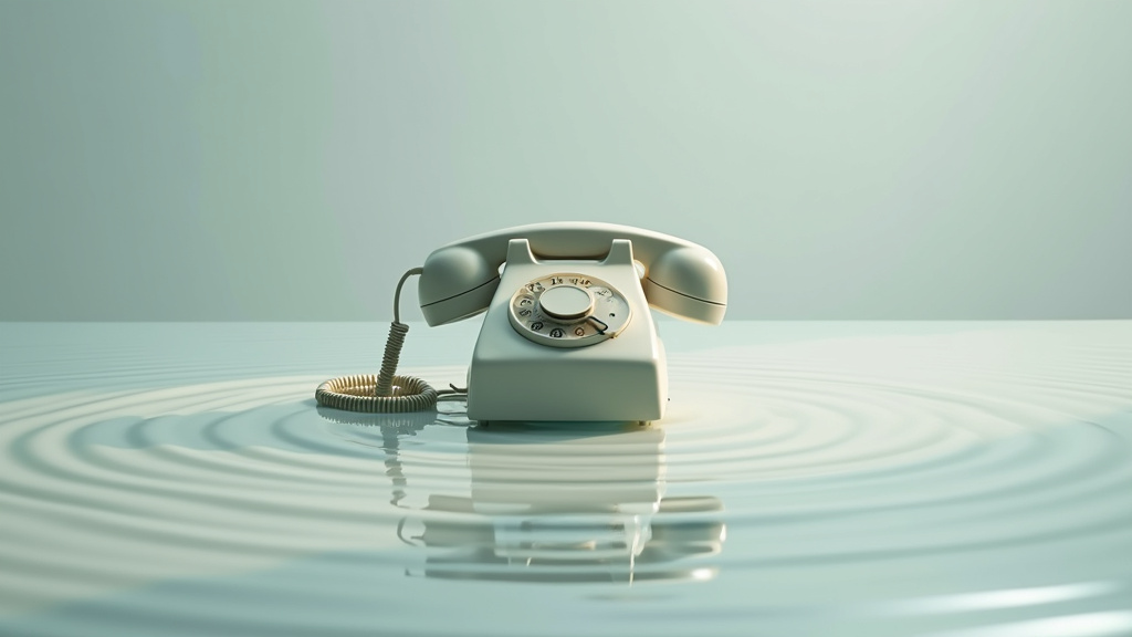 Illustration d'un téléphone avec un écran montrant des numéros suspects