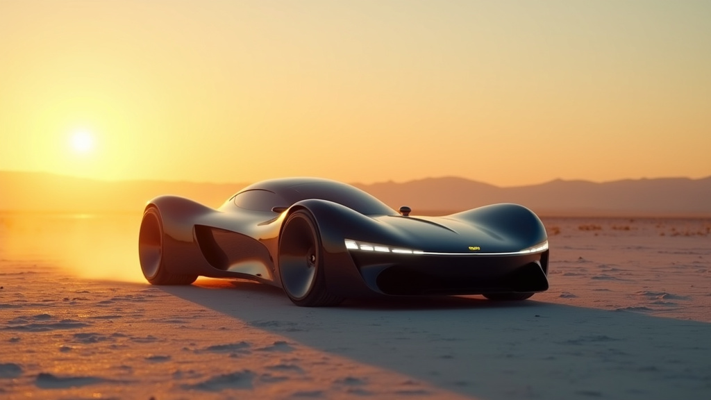 SSC Tuatara en position de record sur une piste désertique