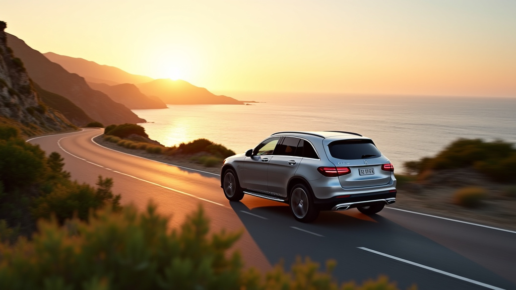 Interface MBUX de la Mercedes-Benz GLC 300 en action sur l'écran central