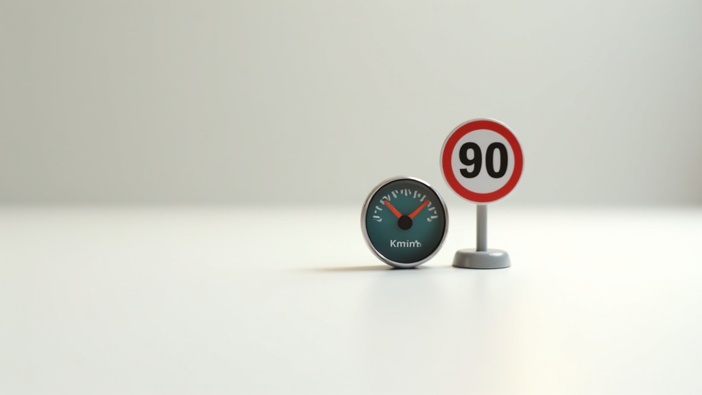 Illustration de la distance d'arrêt en fonction de la vitesse
