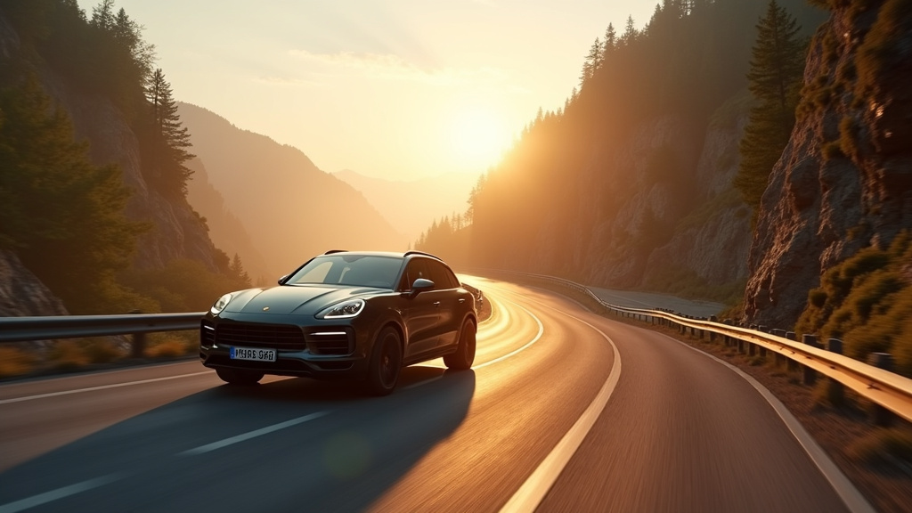 Détail du design intérieur du Porsche Cayenne 2026 avec écran central et commandes tactiles