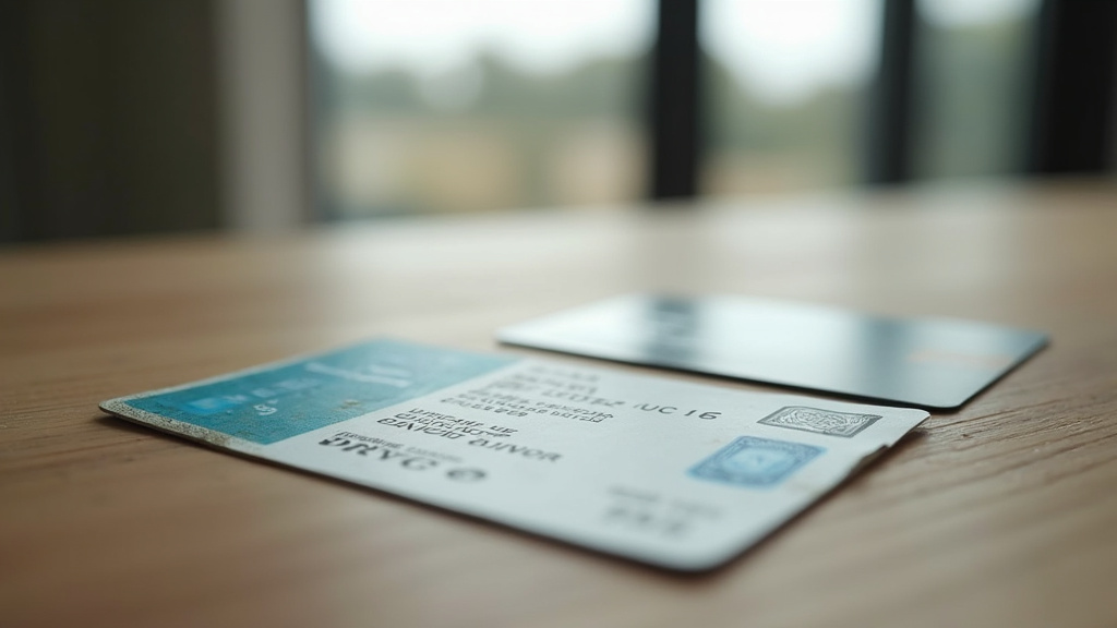 Dossier de documents administratifs sur une table