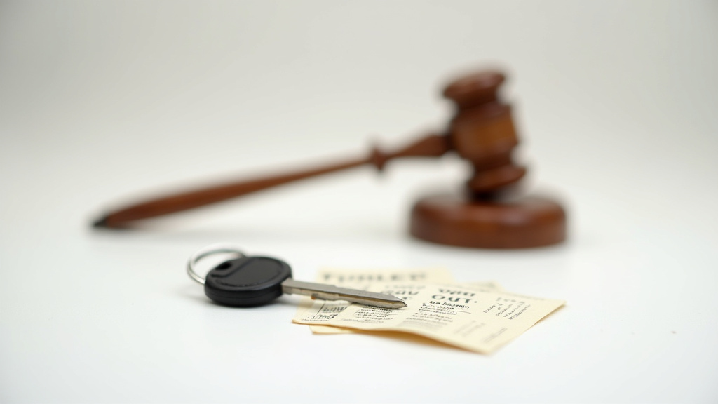 Juge prononçant une décision de retrait de permis dans un tribunal