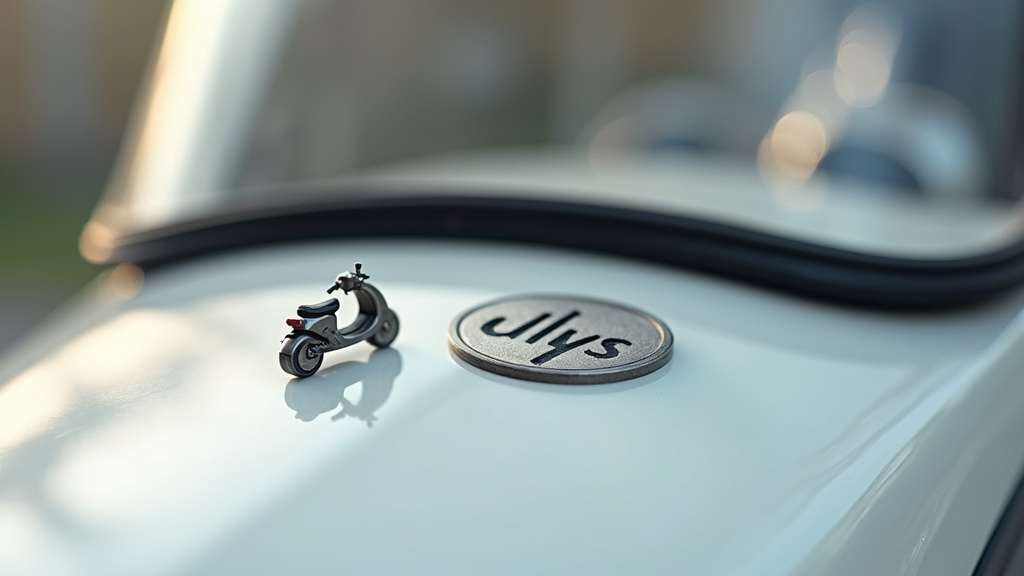 Positionnement du badge Ulys dans la bulle moto