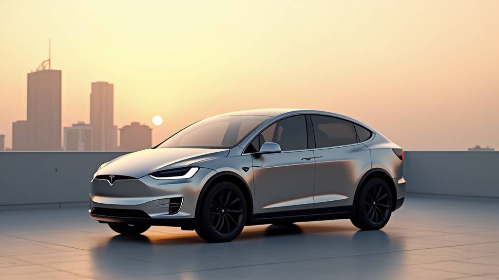 Tesla Model X en 2026 avec ses portes Falcon ouvertes