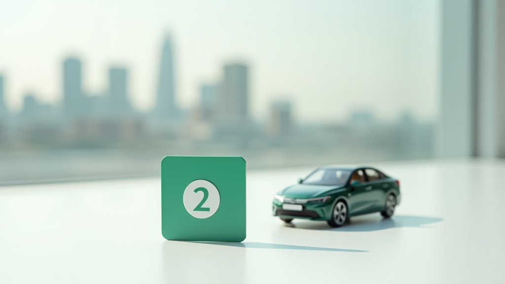 Vignette Crit'Air sur le pare-brise d'une voiture en zone ZFE