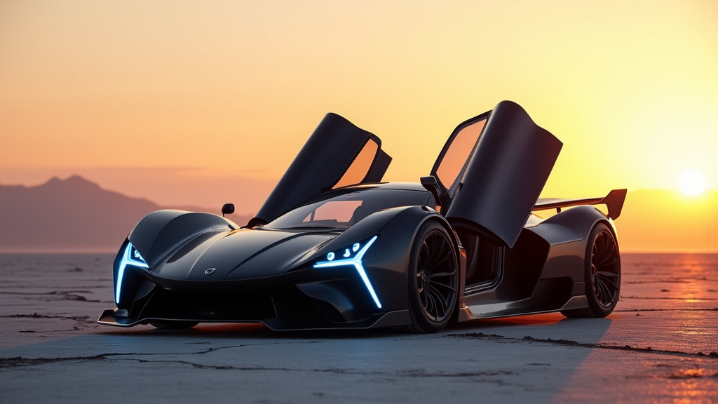 SSC Tuatara en action sur une piste de test