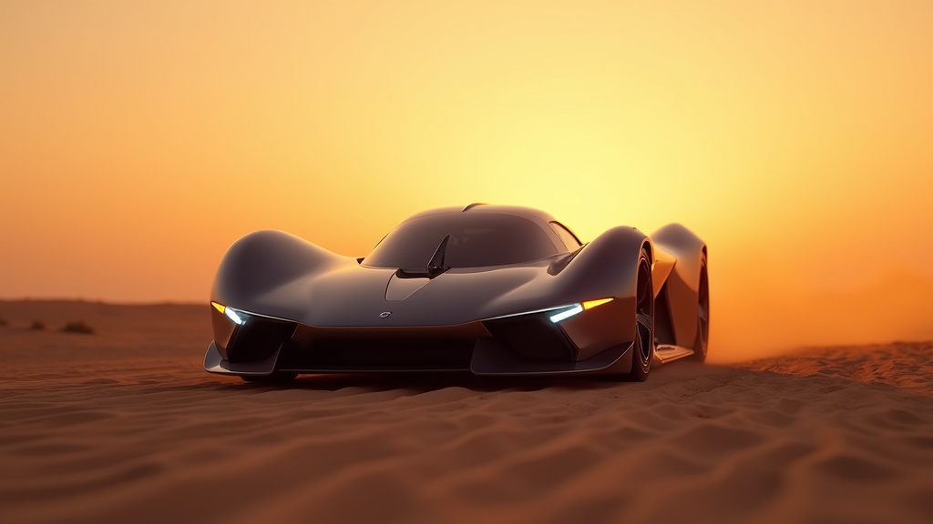 Piste de test pour records de vitesse